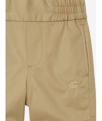 Burberry Boys Travard Logo Shorts in Beige Venez acheter