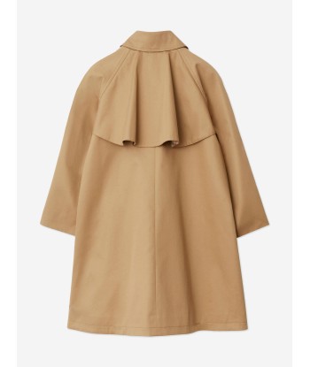 Burberry Girls Olivia Trench Coat in Beige Comment ça marche