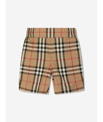 Burberry Baby Boys Archive Check Hal Shorts in Beige Vous souhaitez 