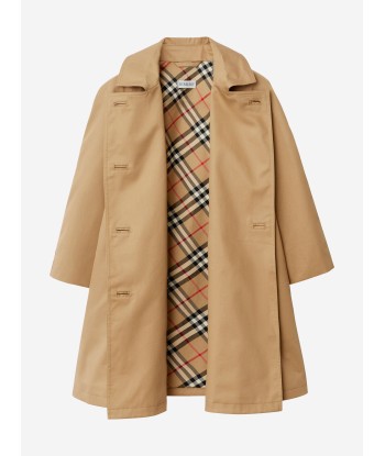 Burberry Girls Olivia Trench Coat in Beige Comment ça marche