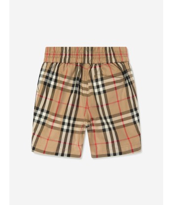 Burberry Baby Boys Archive Check Hal Shorts in Beige Vous souhaitez 