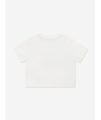 Burberry Baby Boys EKD Cedar T-Shirt in White Comparez et commandez 