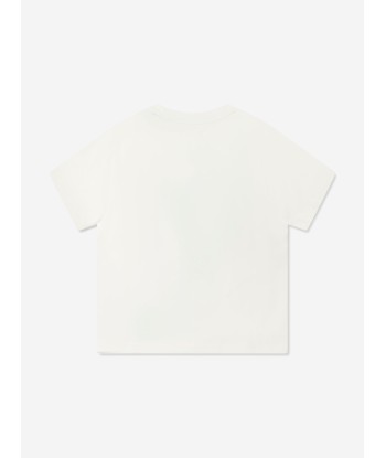 Burberry Kids EKD Cedar T-Shirt in White Pour