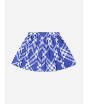 Burberry Girls Check Camila Skirt in Blue solde