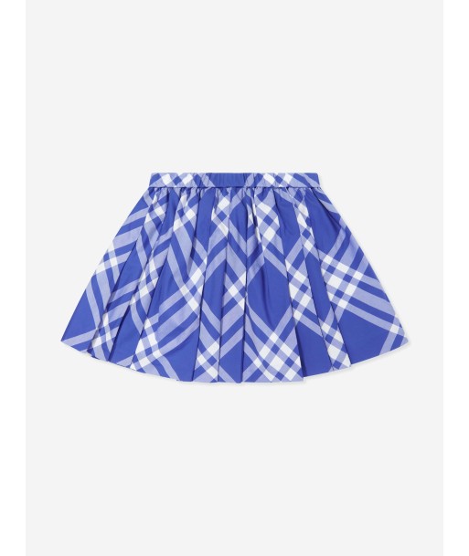 Burberry Girls Check Camila Skirt in Blue solde