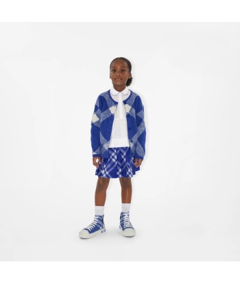 Burberry Girls Check Camila Skirt in Blue solde