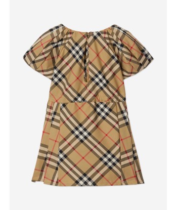 Burberry Baby Girls Archive Check Jada Dress in Beige basket pas cher