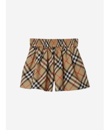 Burberry Baby Girls Archive Check Marcy Shorts in Beige store