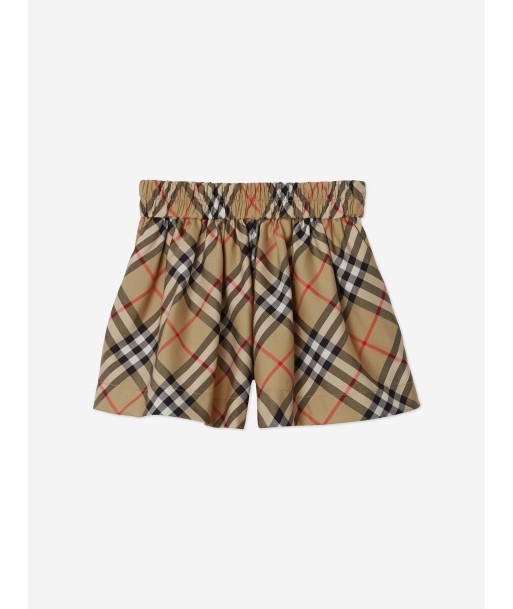 Burberry Baby Girls Archive Check Marcy Shorts in Beige store