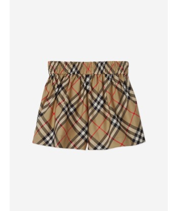 Burberry Baby Girls Archive Check Marcy Shorts in Beige store