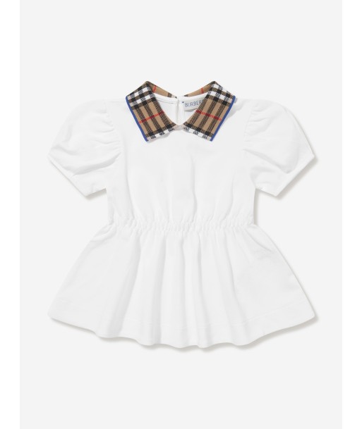 Burberry Baby Girls Alesea polo Dress in White Economisez 