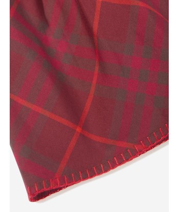 Burberry Baby Girls Check Gia Dress in Red acheter