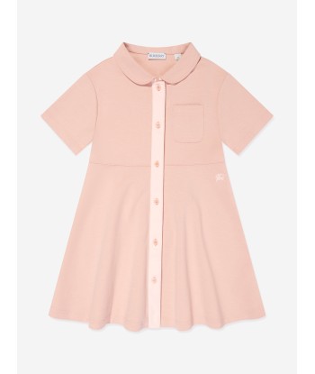 Burberry Girls Romola Shirt Dress in Pink Livraison rapide