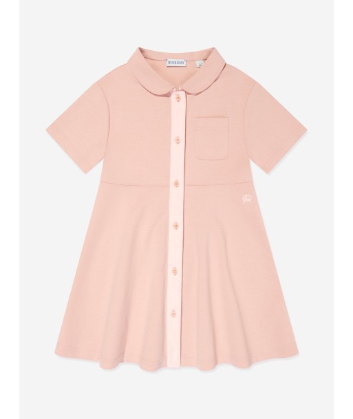 Burberry Girls Romola Shirt Dress in Pink Livraison rapide