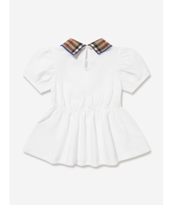 Burberry Baby Girls Alesea polo Dress in White Economisez 