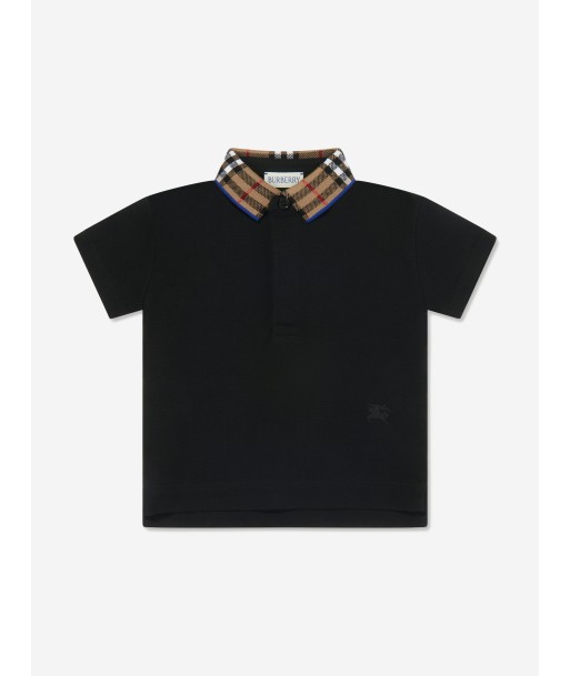 Burberry Baby Boys Mini Johane Polo Shirt in Black plus qu'un jeu 