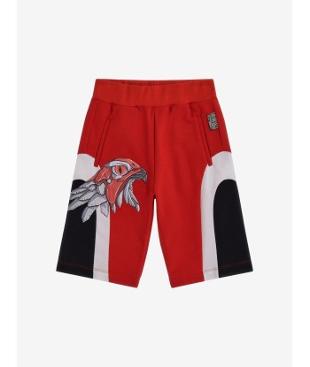 Roberto Cavalli Boys Eagle Shorts in Red les ctes