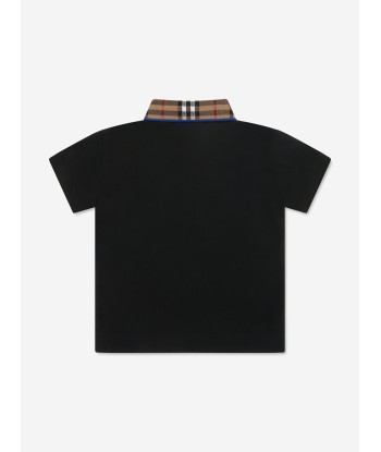 Burberry Baby Boys Mini Johane Polo Shirt in Black plus qu'un jeu 