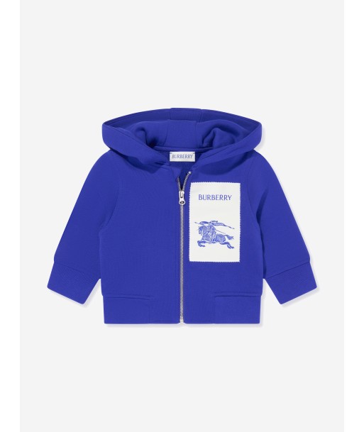 Burberry Baby Boys EKD Label Sutton Zip Up Top in Blue Amélioration de cerveau avec