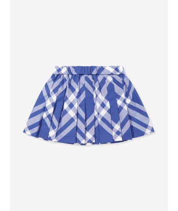 Burberry Baby Girls Mini Camila Check Skirt in Blue l'achat 