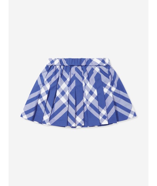 Burberry Baby Girls Mini Camila Check Skirt in Blue l'achat 