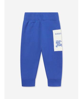 Burberry Baby Boys EKD Label Sidney Joggers in Blue Pour