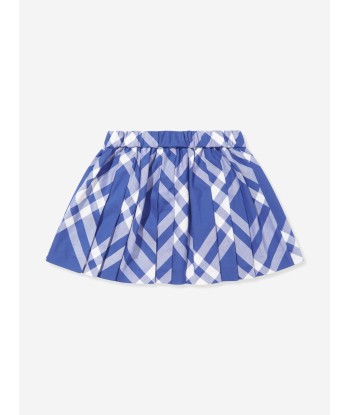 Burberry Baby Girls Mini Camila Check Skirt in Blue l'achat 