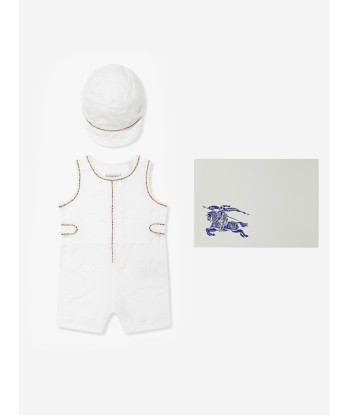 Burberry Baby Salim Gift Set in White Par le système avancé 