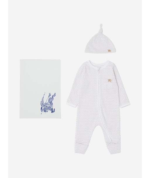 Burberry Baby Claude Gift Set in White de l' environnement