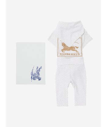 Burberry Baby Gertie Gift Set in White votre