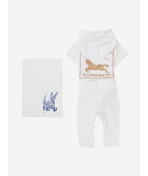 Burberry Baby Gertie Gift Set in White votre