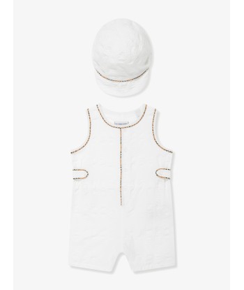 Burberry Baby Salim Gift Set in White Par le système avancé 