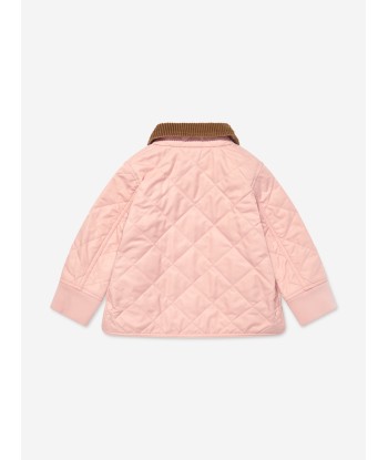 Burberry Baby Girls Quiled Mini Otis Jacket in Pink france