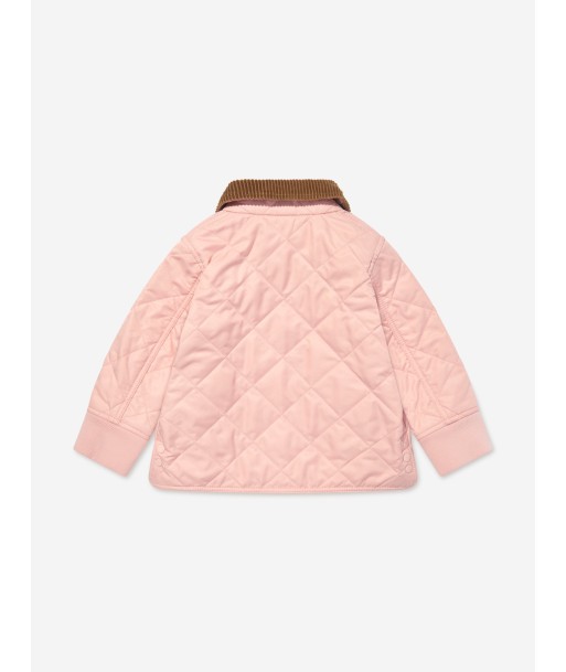 Burberry Baby Girls Quiled Mini Otis Jacket in Pink france