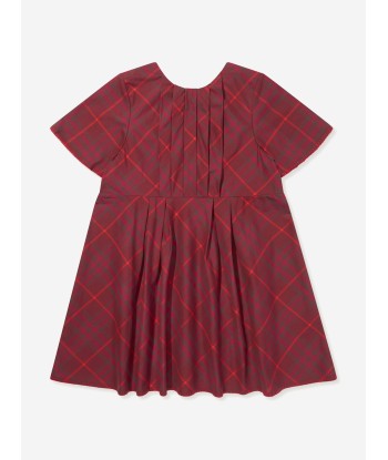 Burberry Girls Check Gia Dress in Red l'achat 