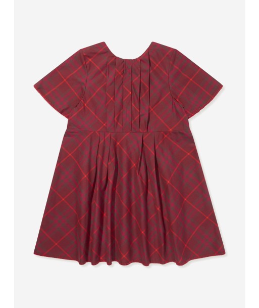 Burberry Girls Check Gia Dress in Red l'achat 