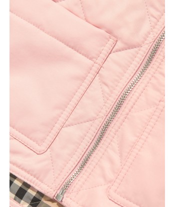 Burberry Baby Girls Quiled Mini Otis Jacket in Pink france