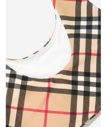 Burberry Girls Archive Check Noor Bikini in Beige de France