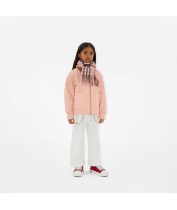 Burberry Kids Heritage Check Cashmere Scarf in Pink acheter en ligne