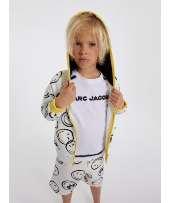 MARC JACOBS Boys Smiley Bermuda Shorts in Ivory Le MVP de beaucoup