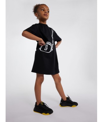 MARC JACOBS Girls Snapshot Bag T-Shirt Dress in Black commande en ligne