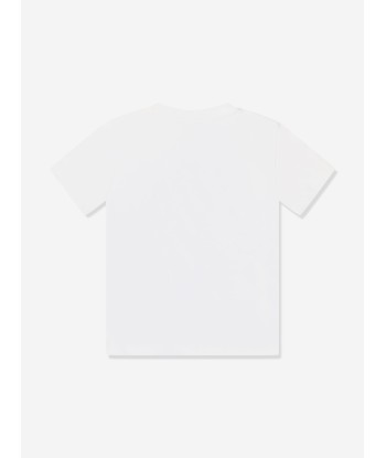 Roberto Cavalli Girls Jaguar T-Shirt in White en linge