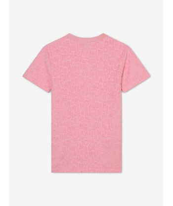 MARC JACOBS Girls Jumbled Logo Dress in Pink Les êtres humains sont 