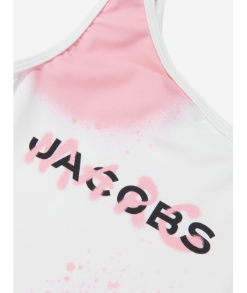 MARC JACOBS Girls Spray Spots Swimsuit in Pink commande en ligne