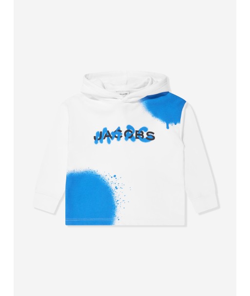 MARC JACOBS Boys Spray Spots Hoodie in White 2 - 3 jours ouvrés.