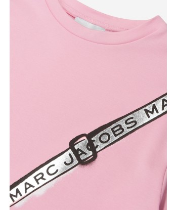 MARC JACOBS Girls Snapshot Bag T-Shirt Dress in Pink de la marque