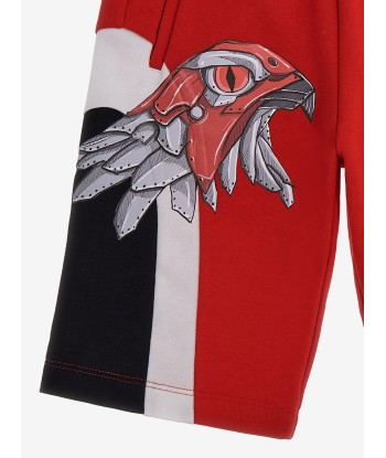 Roberto Cavalli Boys Eagle Shorts in Red les ctes