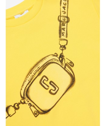 MARC JACOBS Girls Snapshot Bag Sweatshirt in Yellow ouvre sa boutique