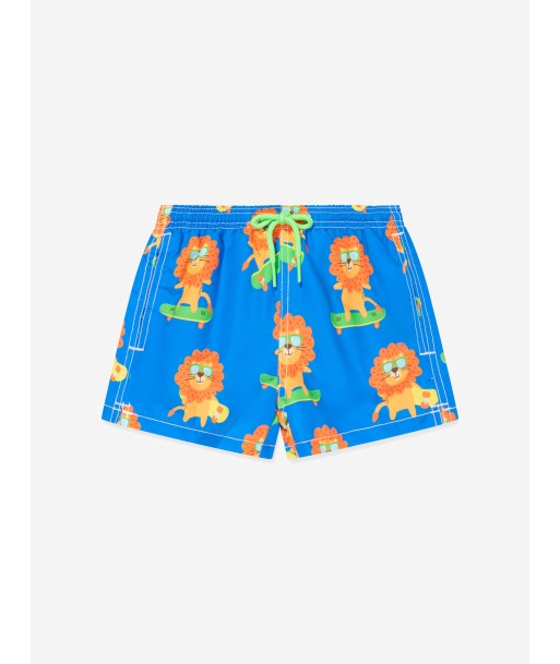 MC2 Saint Barth Boys Skateboard Leo Swim Shorts in Blue vous aussi creer 