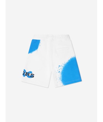 MARC JACOBS Boys Spray Spots Bermuda Shorts in White plus qu'un jeu 